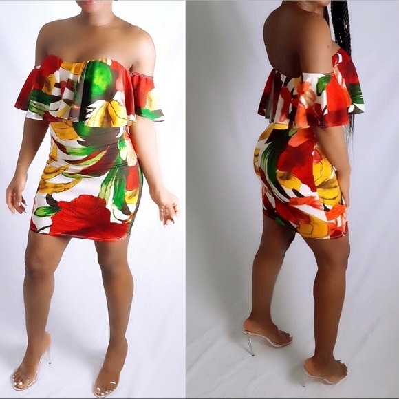 Tropical Daze Mini Dress - Picture 1 of 1